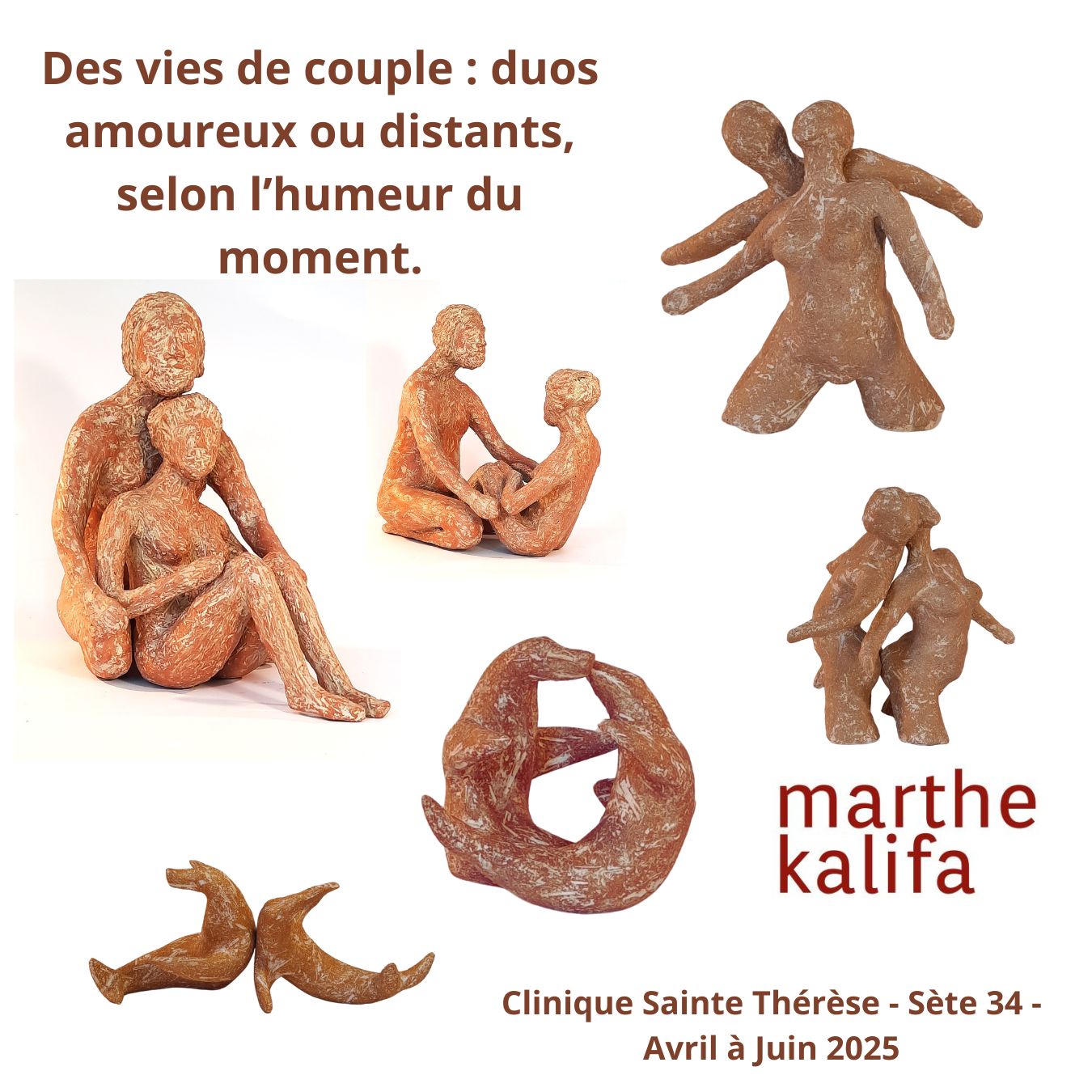 Affiche sculptures Sète été 2025(1350 x 1350 px)