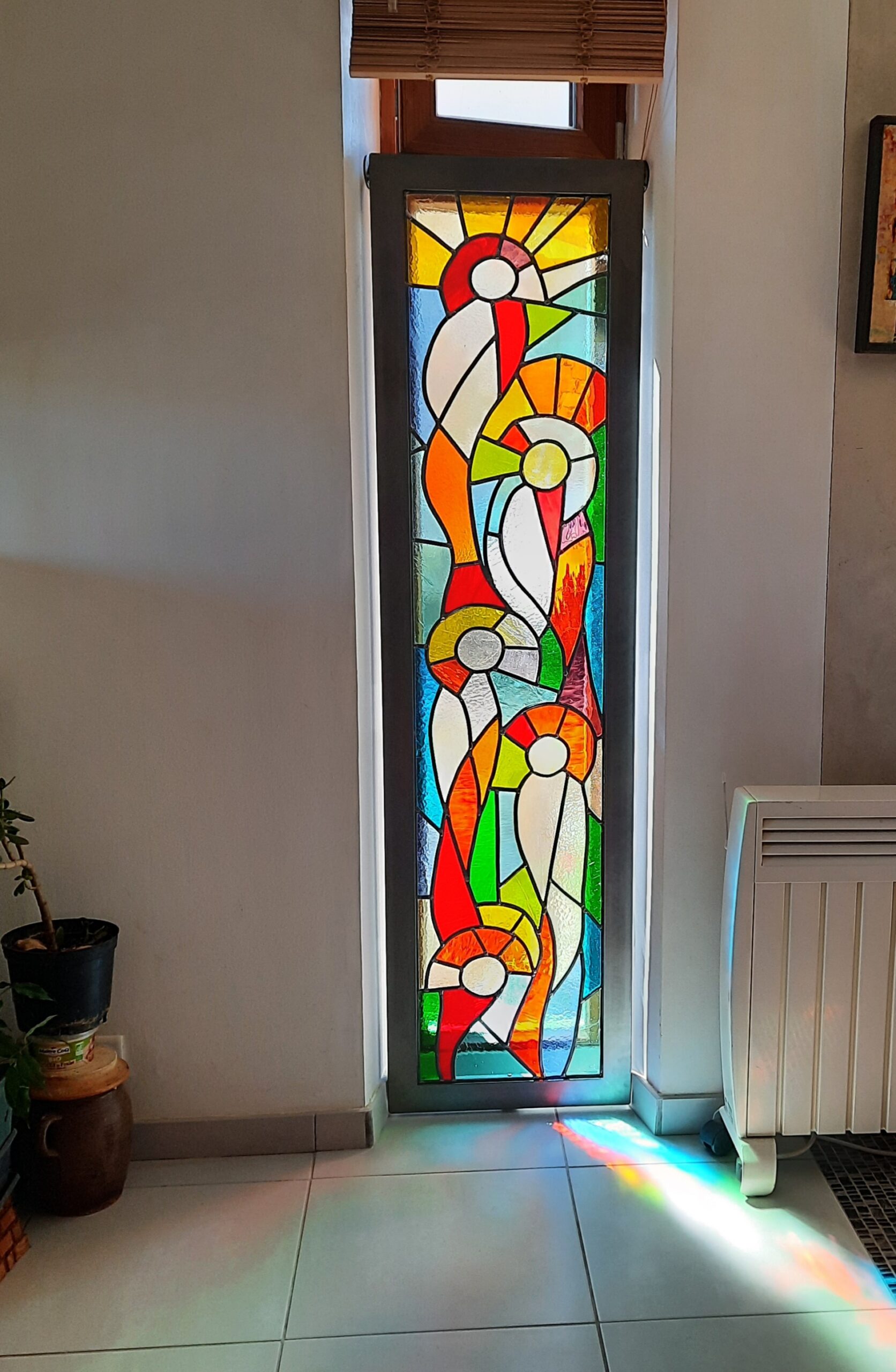 Vitrail devant impost